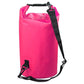 Waterproof Single Shoulder Bag Dry Sack 5L Capacity - Pink