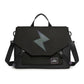 Anti-Drop Crossbody Laptop Bag - 16 Inch Airbag Design - Khaki White