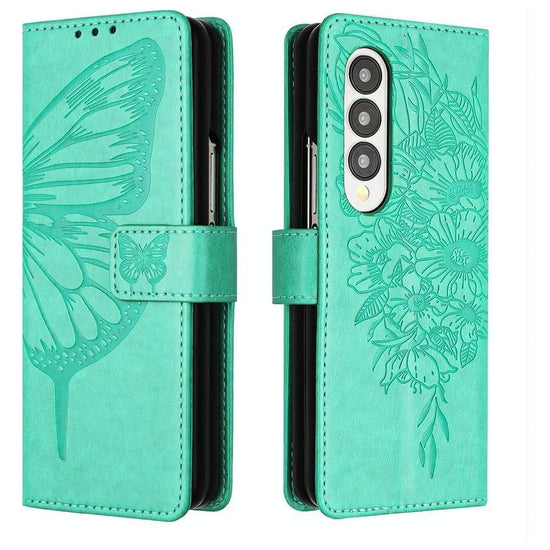 Butterfly Embossed Leather Phone Case
