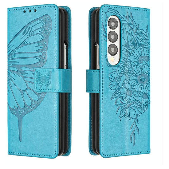 Butterfly Embossed Leather Phone Case