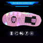 Rechargeable Double Wheel Roller Skating Shoes - Ultra Light Mesh Surface - Size 30 - Pink