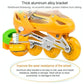 Adjustable Kids Roller Skates Set - Single Flash Wheels - Size S