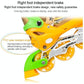 Adjustable Kids Roller Skates Set - Single Flash Wheels - Size S