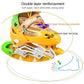 Adjustable Kids Roller Skates Set - Single Flash Wheels - Size S