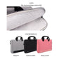 Waterproof Oxford Cloth Laptop Bag With Concealed Handle & Luggage Tie Rod - Pink