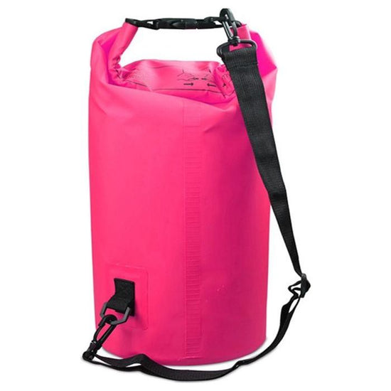 Waterproof Single Shoulder Bag Dry Sack 10L Capacity - Pink