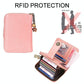Rfid-blocking Women Wallet with Card Slots - Anti-magnetic - Pink