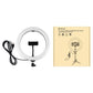 10.2 Usb Led Ring Light With 10 Modes Cold Shoe Tripod & Phone Clamp - Pink