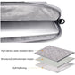 Portable 14.1 Laptop Tablet Bag With Dual Pockets And Soft Handle - Pink
