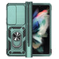 For Samsung Galaxy Z Fold4 5G Secure Sliding Case - Dark Green