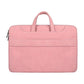 Waterproof Portable One-Shoulder Handbag For 13.3 Laptops With Strap & Magic Stick - Pink