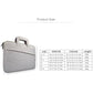 Portable Laptop Tablet Bag - 15.6 Inch Double Side Pockets Soft Handle Oxford Cloth - Deep Space Gray - Pink