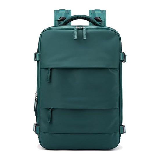 Outdoor Travel Laptop Backpack - Army Green - Dark Green