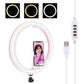 30Cm Usb Dual Colour Led Ring Light With Phone Clamp