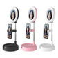 Foldable Desktop Makeup Mirror Holder With Storage