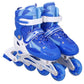 Flash Straight Row Roller Skating Shoes Suit for Children and Adults - Size l - Pink