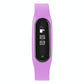 Bluetooth Smart Bracelet With Heart Rate Monitor And Sleep Tracker - Pink