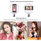 20Cm Usb Dual Colour Led Ring Light With Phone Clamp - Pink