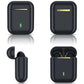 Wireless Binaural Bluetooth Earphones with Charging Box - J18 - Green