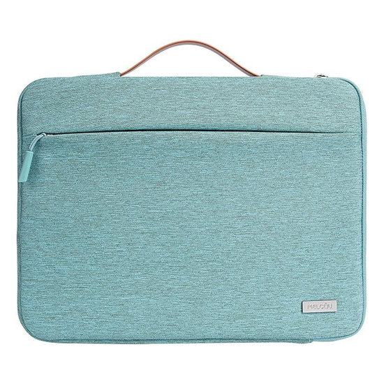 Waterproof Laptop Sleeve Bag With Zipper - Handheld - Green