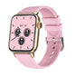 1.83 Inch Bt5.2 Smart Sport Watch Support Sleep / Heart Rate / Blood Oxygen / Temperature / Blood Pressure Health Monitor - Gold + Pink