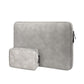 Lightweight Waterproof Lambskin Laptop Sleeve - 13.3 Inches - Pink With Bag