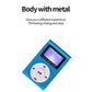 Mini Mp3 Player With Screen 128M+Earphone+Cable - Silver Gray