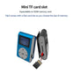 Mini Mp3 Player With Screen 128M+Earphone+Cable - Silver Gray