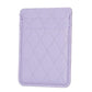 Diamond Lattice Card Bag Sticker For Mobile Phones - Purple