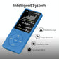 Portable Lcd Fm Radio Mp3 Mp4 Player 4Gb Memory Black - Blue 4Gb