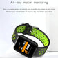 Waterproof Smart Bracelet With Tft Screen And Health Monitoring - Green