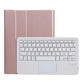 Bluetooth Keyboard Leather Case For Ipad Pro 10.5 With Touch Control - Lambskin Texture Compatible With 10.2 2021 & 2020 & 2019 / Air 3 - Dark Green