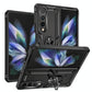 For Samsung Galaxy z Fold4 5G Tpu & Pc Shockproof Phone Case - Black