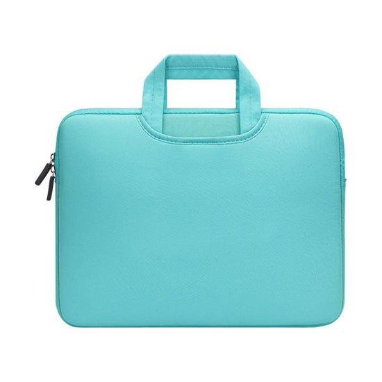 Portable Air Permeable Handheld Sleeve For 13.3 Laptops - 34X25.5X2.5Cm - Green
