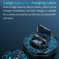 Wireless Bluetooth 5.0 Earphones with Digital Display and Charging Box - Green