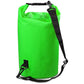 Waterproof Single Shoulder Bag Dry Sack 10L Capacity - Green