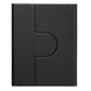 360 Degree Rotatable Bluetooth Keyboard Leather Case With Three-Colour Backlight - Black - For Ipad 10.2 2021 / Air 2019
