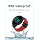 Waterproof Smart Bracelet With Call Heart Sleep Bp And Oxygen Monitoring - Ip67 - Green