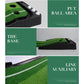 2.5M Golf Putting Mat With Push Rod Trainer & 6 Balls - No Auto Return