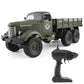 Mini 2.4ghz Rc 6wd Tracked Military Truck - Army Green