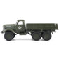 Mini 2.4ghz Rc 6wd Tracked Military Truck - Army Green