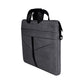 Stylish Zipper Laptop Bag With Shoulder Strap - Durable & Breathable - Dark Gray
