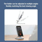 15W Foldable Wireless Charger & Phone Holder - Dark Gray
