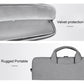 Hidden Portable One-Shoulder Handbag For 14.1 Laptops - Waterproof Oxford Cloth - Dark Gray