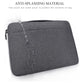 Waterproof Oxford Laptop Handbag With Trolley Strap - Dark Gray