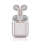 Wireless Binaural Bluetooth Earphones with Charging Box - J18 - Rose Gold