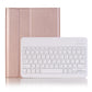 Ultra-Thin Bluetooth Keyboard Leather Case For Ipad Air / Pro 10.5 With Pen Slot & Holder - Rose Gold