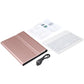Ultra-Thin Bluetooth Keyboard Leather Case For Ipad Mini 6 With Detachable Lambskin Texture And Stand - Rose Gold