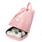 Vibe Geeks Water Resistantion Sports Backpack Gym Bag with Shoes Compartment - Pink