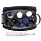 Vibe Geeks Water Resistant Travel Toiletry Organizer Bag - Black